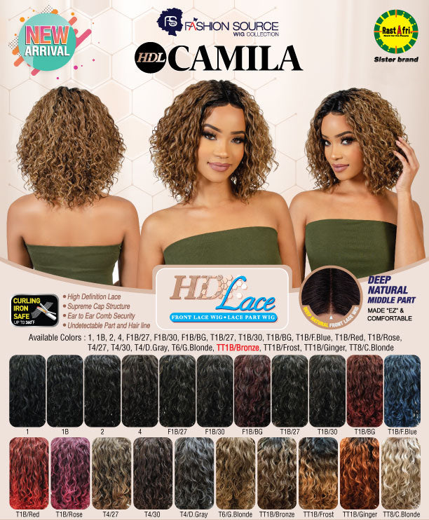 Fashion Source HDL Camila Synthetic Wig