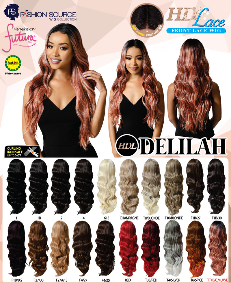 Fashion Source HDL Delilah Synthetic Wig