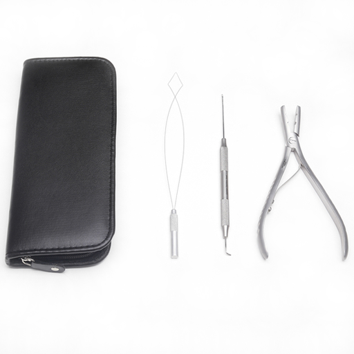 Bohyme I-Tip Installation Kit (pouch and 3 tools), available at Abantu