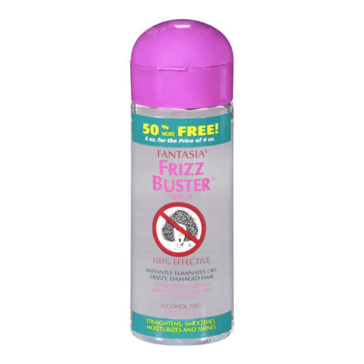 Fantasia Frizz Buster Serum 6 oz. bottle available at Abantu