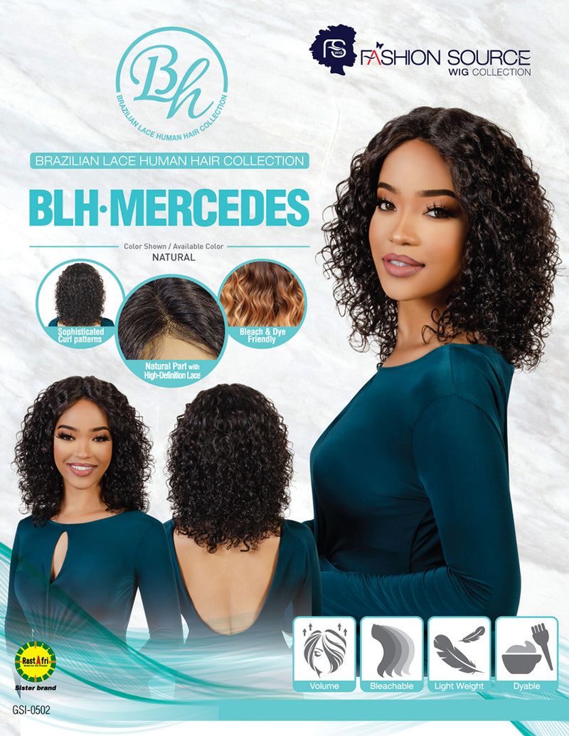 Fashion Source BLH Mercedes Human Hair Wig