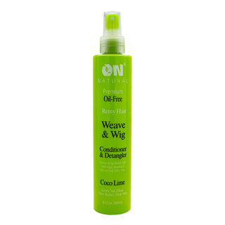 Organic Natural Wig and Weave Conditioner and Detangler Coco Lime 8 oz.