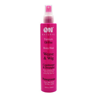 Organic Natural Wig and Weave Conditioner and Detangler Pomegranate 8 oz.